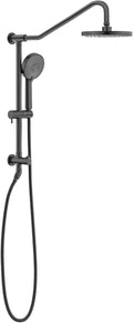 Lava Odoro 5-Function Retrofit Shower System with Rain Showerhead and Handheld Spray Matte Black, 8'' Rain Shower Faucet, 2.5 GPM, SF101-MB