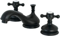 Kingston Brass KS1160BX 8 in. Widespread Bathroom Faucet, Matte Black