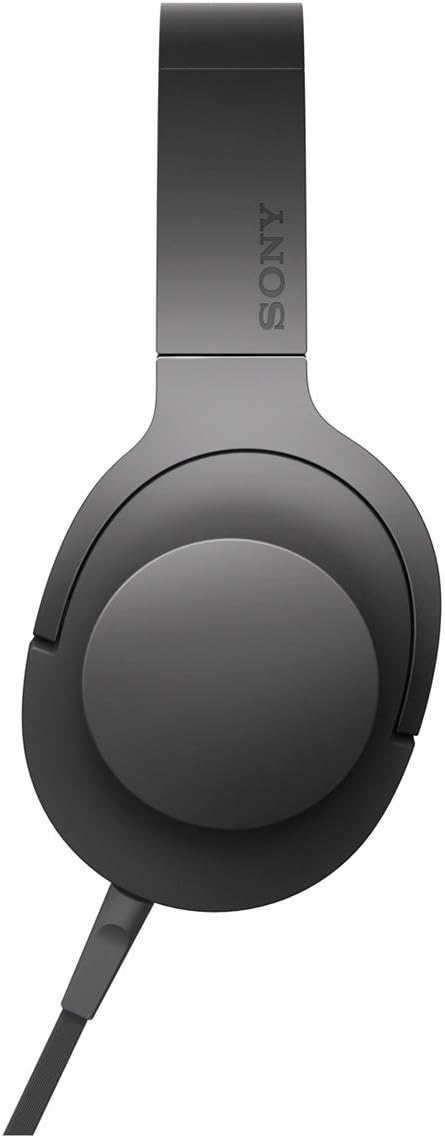 Sony h.ear on Premium Hi-Res Stereo Headphones (wired), Charcoal Black