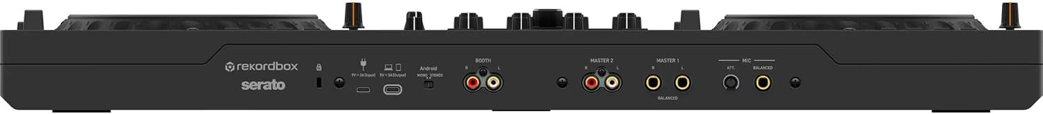 DDJ-GRV6 4-Channel DJ Controller with StreamEye Cans50 Professional Studio Headphones