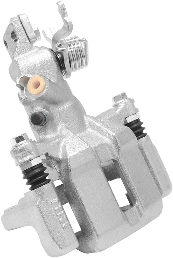 Detroit Axle - Rear Brake Kit for 2003-2007 Honda Accord 2004-2008 Acura TSX, 2005 2006, Drilled & Slotted Rotors Left Brake Caliper Replacement