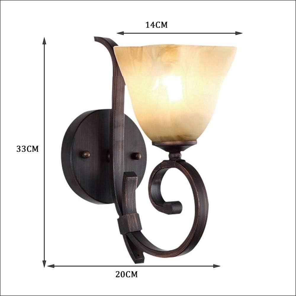 Wall lamp, Creative Gooseneck Black Wall Light Retro Personality Wall Illumination Fixtures Country Wrought Iron Wall Sconce Hotel Aisle Bar Lobby Home Decoration Wall Lant(Single Head)