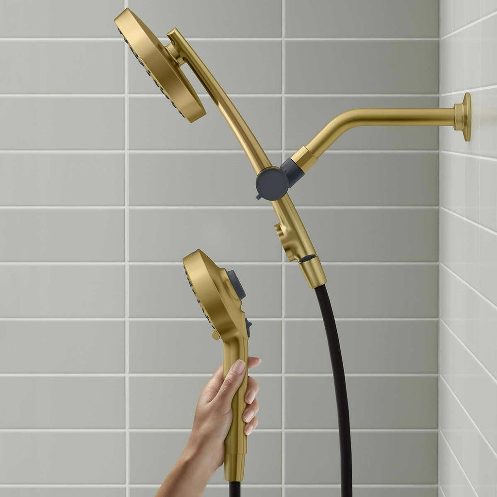Kohler Prone 3-in-1 Multifunction Shower Head with PowerSweep (Gold)