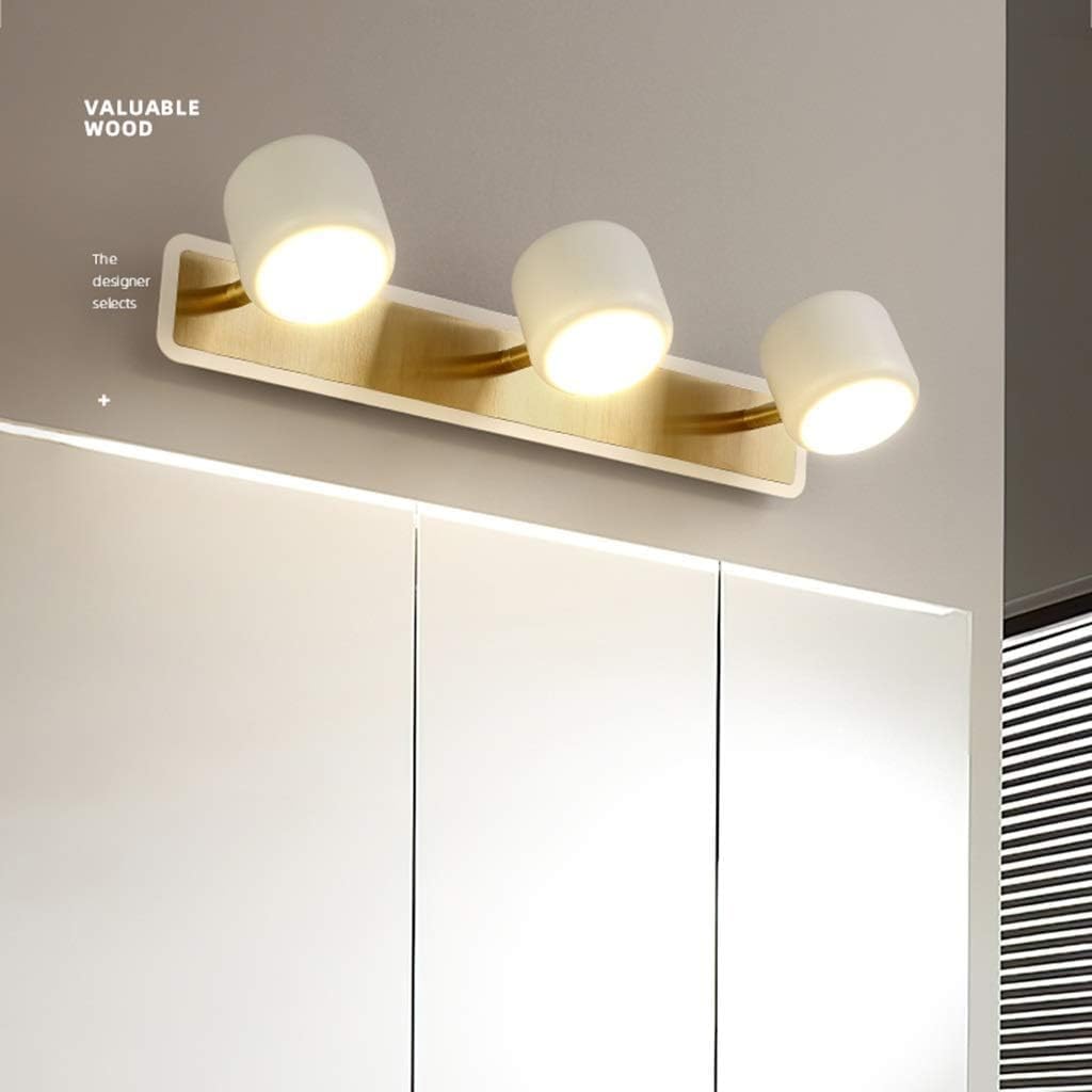 Mirror Front Light Modern，Wrought Iron Acrylic Adjustable Angle，Bathroom Dressing Table Wash Basin Home Decor Wall Lamp,Luxury