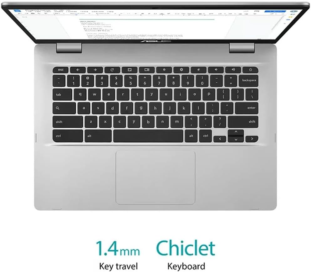 ASUS ChromeBook/SILVER/14.0 FHD non-Touch/N4020/4GB/Intel UMA/64GB/Chrome