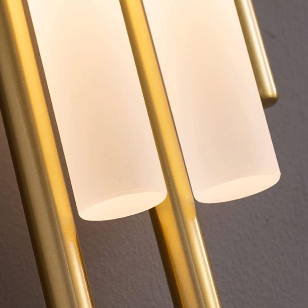 Wall Sconces Nordic Wrought Iron Wall Sconce Modern Minimalist Art Wall Light Wall Mounted Lighting Fixture for Bedroom Bathroom Villa Balcony Decoration Wall Sconce Lighting ( Color : Trichromatic Di