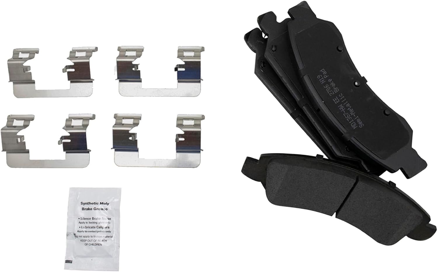 TRQ Front and Rear Brake Pad & Rotor,Shoe & Drum Kit Semi-Metallic Compatible with 2009-2013 Chevrolet Silverado 1500 GMC Sierra 1500