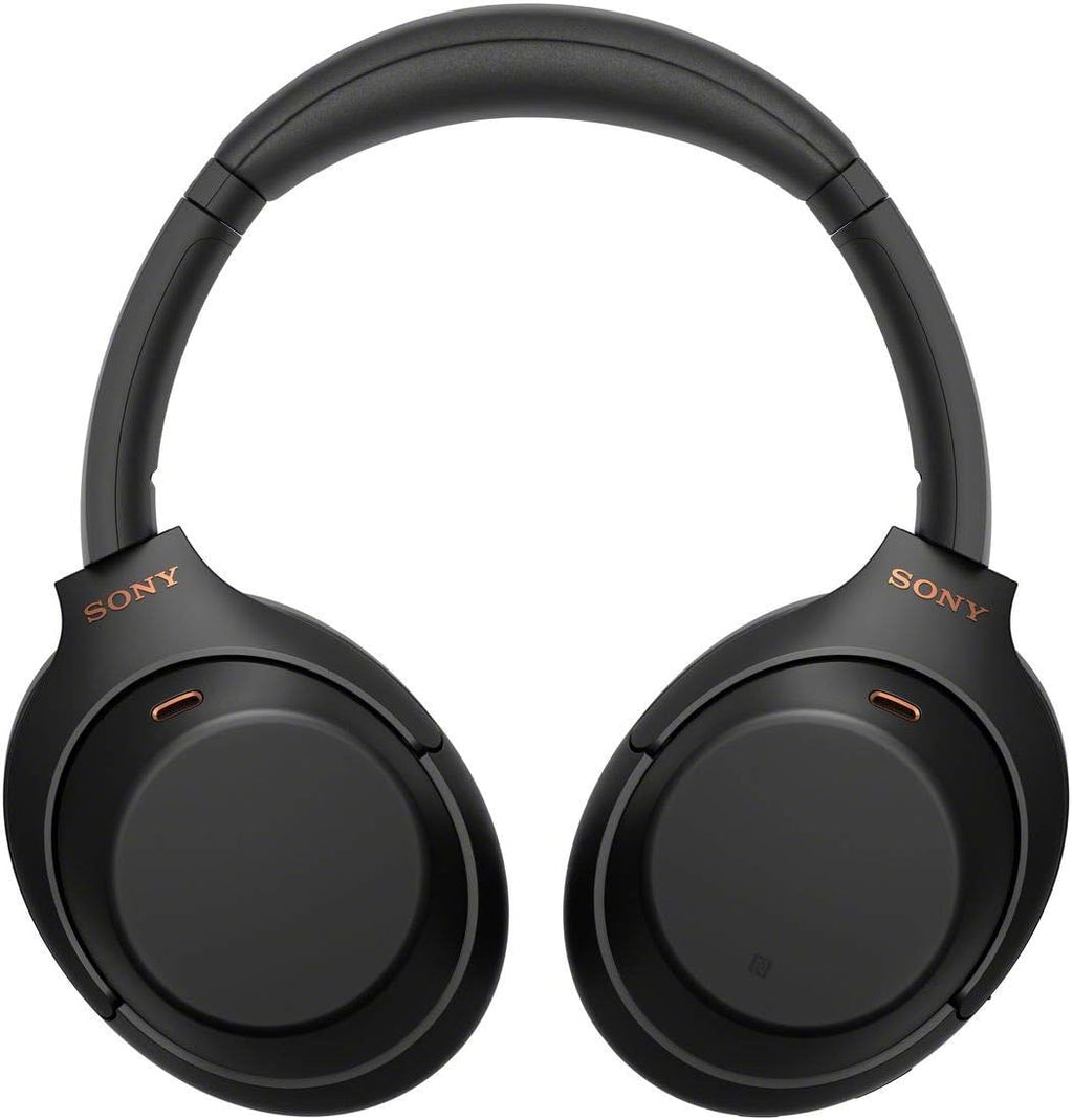 Sony WH1000XM4 Best Premium Wireless Noise Cancelling Headphones - Built-in mic for Calls - Compatible with Alexa - 30hr Battery - Includes Premium Carrying Case, in-Flight Adapter, Aux Cable - Black