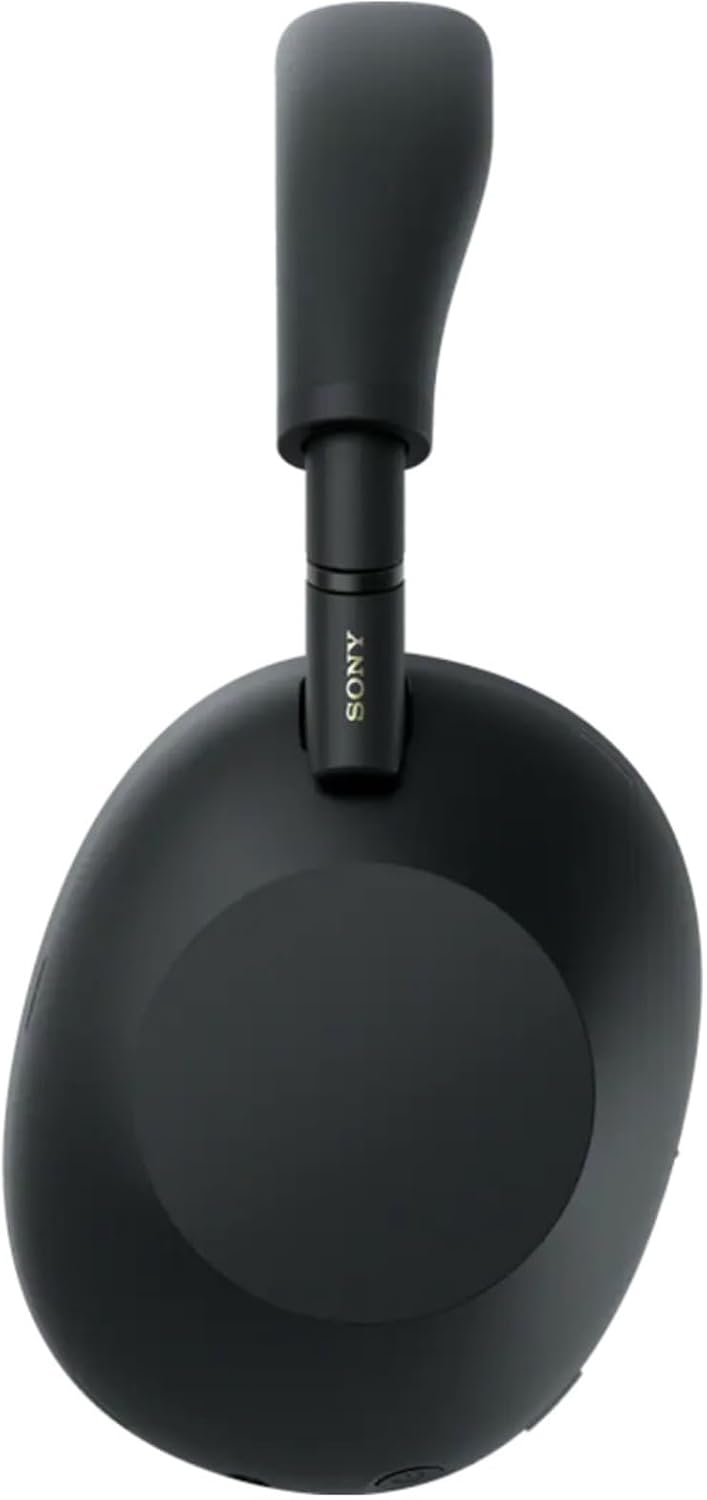 Sony WH-1000XM6 Wireless QN3 Processor Noise-Canceling Headphones (Black) with Stand and Accessories Bundle (4 Items)