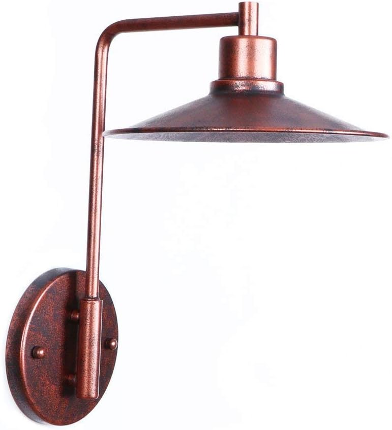 Wall Mounted Light Retro Metal Wall Lamp Vintage Industrial Wrought Iron Wall Light Sconce for Restaurant Living Room Bathroom Clothing Store Bedside Wall-Mounted Lighting Reading Light