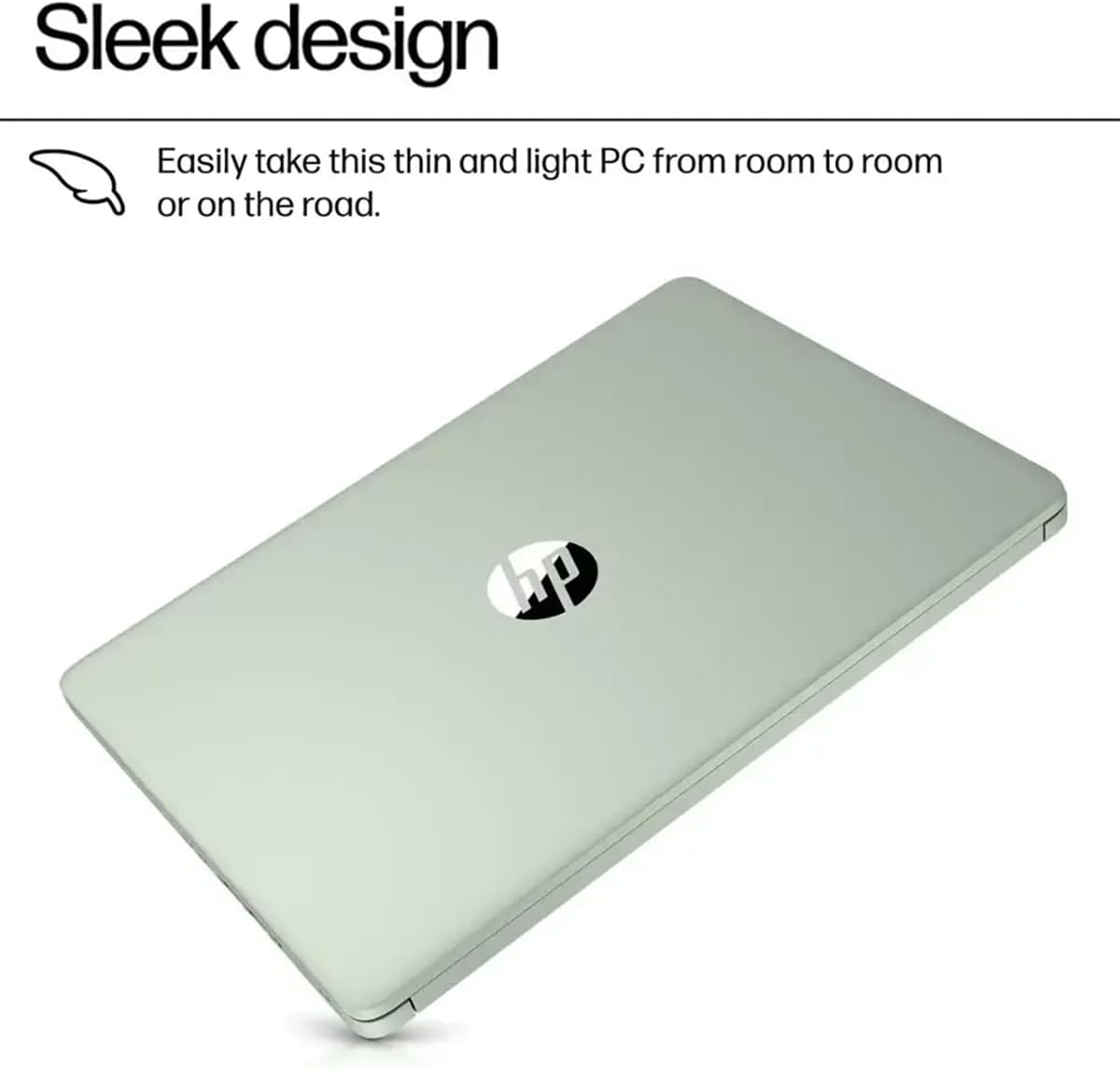 HP 14'' Business Laptop Computer - Windows 11 Pro & Microsoft Office Lifetime License, Intel Processor N150, 14 inch HD Laptop, AI-Powered, 12 Hr Batter (8GB RAM | 128GB UFS | 256GB Extend Micro SD)