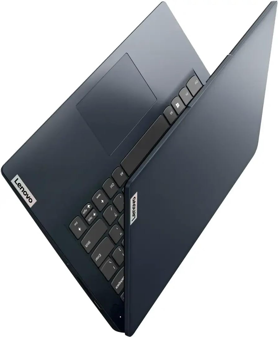 Lenovo IdeaPad 14' Laptop Computer, 4GB RAM 128GB eMMC, Intel Celeron N4020, 1-Year Microsoft Office 365, Windows 11 S, SageNova Earphones, Abyss Blue