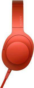 Sony hear on Premium Hi-Res Stereo Headphones (wired), Cinnabar Red