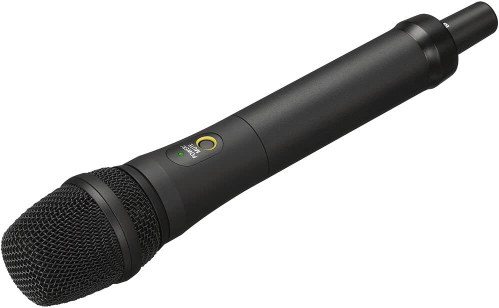 Sony UWP-D22 Camera-Mount Wireless Cardioid Handheld Microphone System (UC14: 470 to 542 MHz) (UWPD22/14) + Headphones + 8 x Rechargeable Batteries + 3.5 mm Auxiliary Cable + Case + More