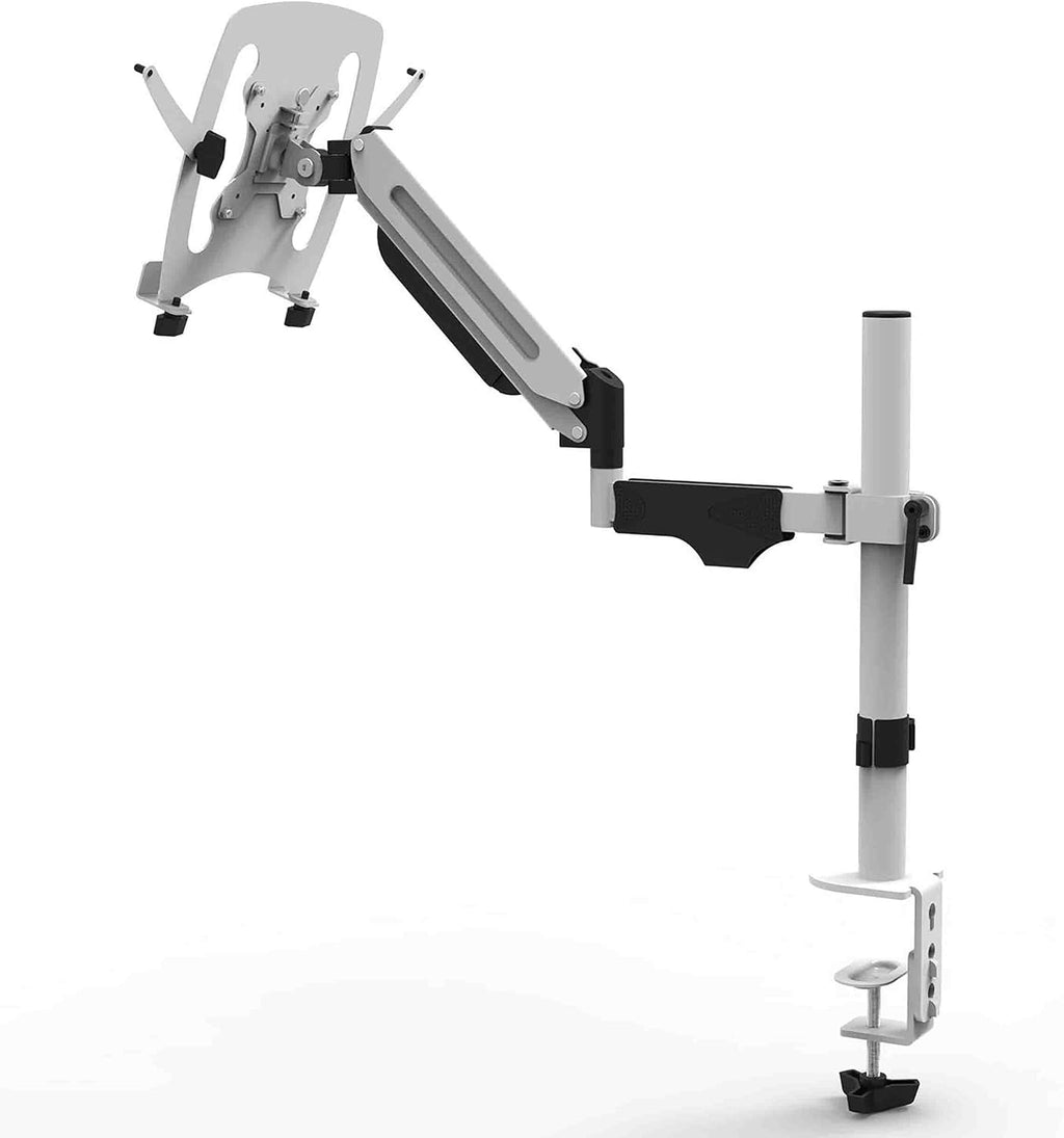 Odyssey Laptop Mount Arm Stand in White