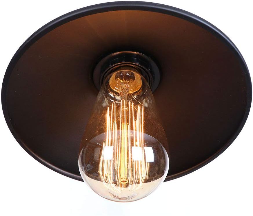 Steam Punk Loft Industrial Sub Black Water Pipe Retro Wrought Iron Wall Lamp Vintage Button Switch E27 Sconce Lights House Restaurant Aisle Lighting Fixtures Luz