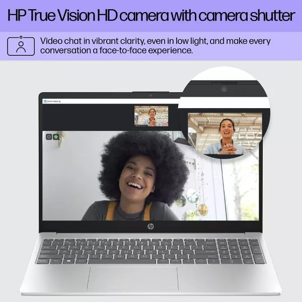 HP 15-FD000 Personal Laptop, 2025, 15.6' 1920x1080 Touch, Intel-10 Core i5-1334U, Intel Iris Xe Graphics, 8GB DDR4, 512GB SSD, Win11 Home, Wi-Fi 6, BT 5.3, 720p HD Camera, Silver
