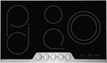 Frigidaire Professional 36 Inch Electric Range, Ceramic Glass Cooktop 5-Burner Flat with Stainless Steel Trim, FPEC3677RF