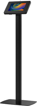 Thin Floor Stand - CTA Tall Standing 360 Degree Kiosk Display Tablet Holder - Charger Access & Lock for iPad mini A17 Pro & 1/2/3/4/5/6 - Samsung Tab A 8″