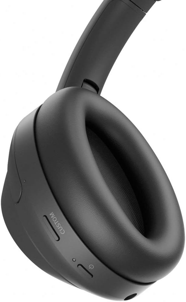 Sony WH1000XM4/B Premium NC Wireless Over-The-Ear Headphones Bundle with Deco Gear Premium Hard Body Case + Converter Adapter Type C + Mizco Travelocity in-Ear Headphone + 2 Year Protection Pack
