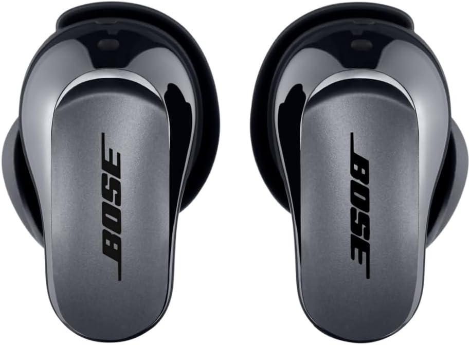 Bose QuietComfort Ultra Bluetooth Earbuds, Wireless Earbuds with Spatial Audio and World-Class Active Noise Cancellation, Deep Bass, Up to 6 Hours of Playtime, Black