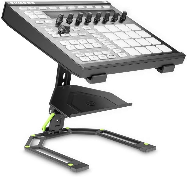 Gravity GLTS01B Adjustable Laptop & Controller Stand, Black