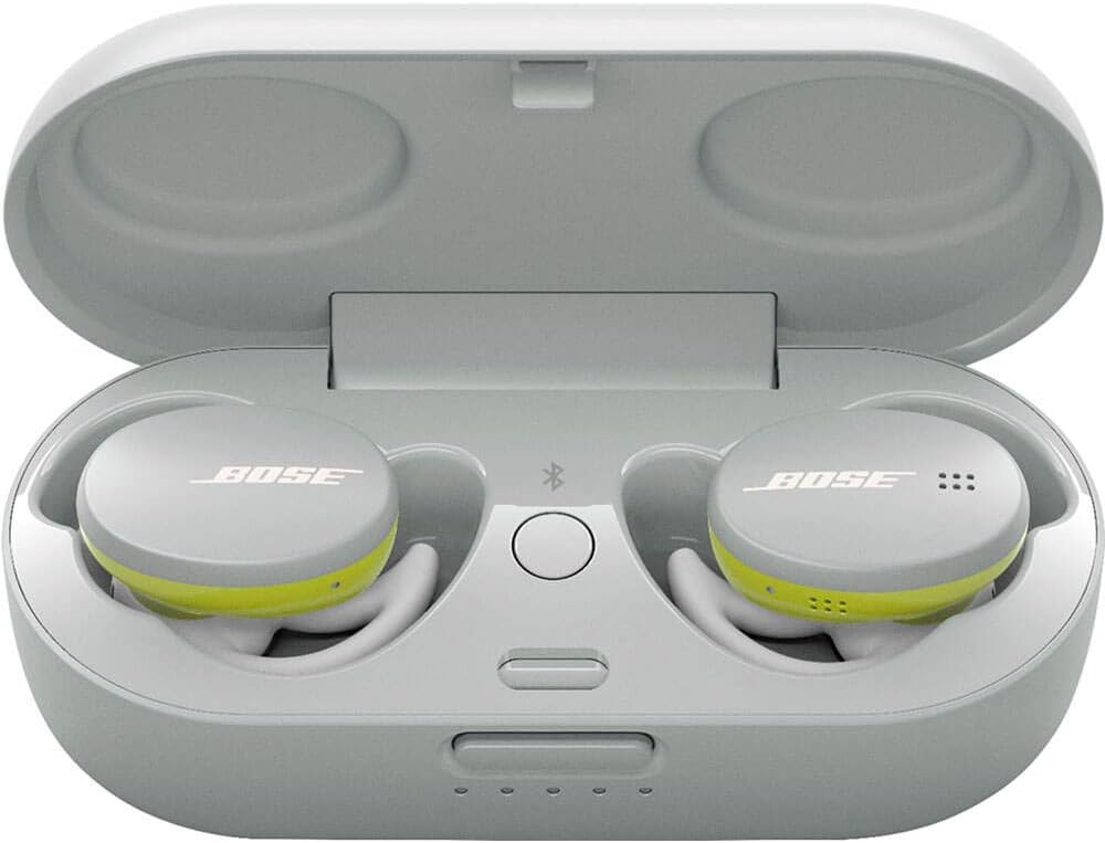 Bose Sport Earbuds - True Wireless Earphones - Bluetooth in Ear Headphones for Workouts and Running, Glacier White (Renewed)