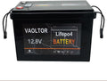 12V 300Ah LiFePO4 Lithium Battery, 6000-15000 Cycles, Built-in 200A BMS, 3840Wh LiFePO4 Battery, 10-year Lifespan for RV, Boat, Trolling motor, Lawn Mower, Camping, Off-Grid