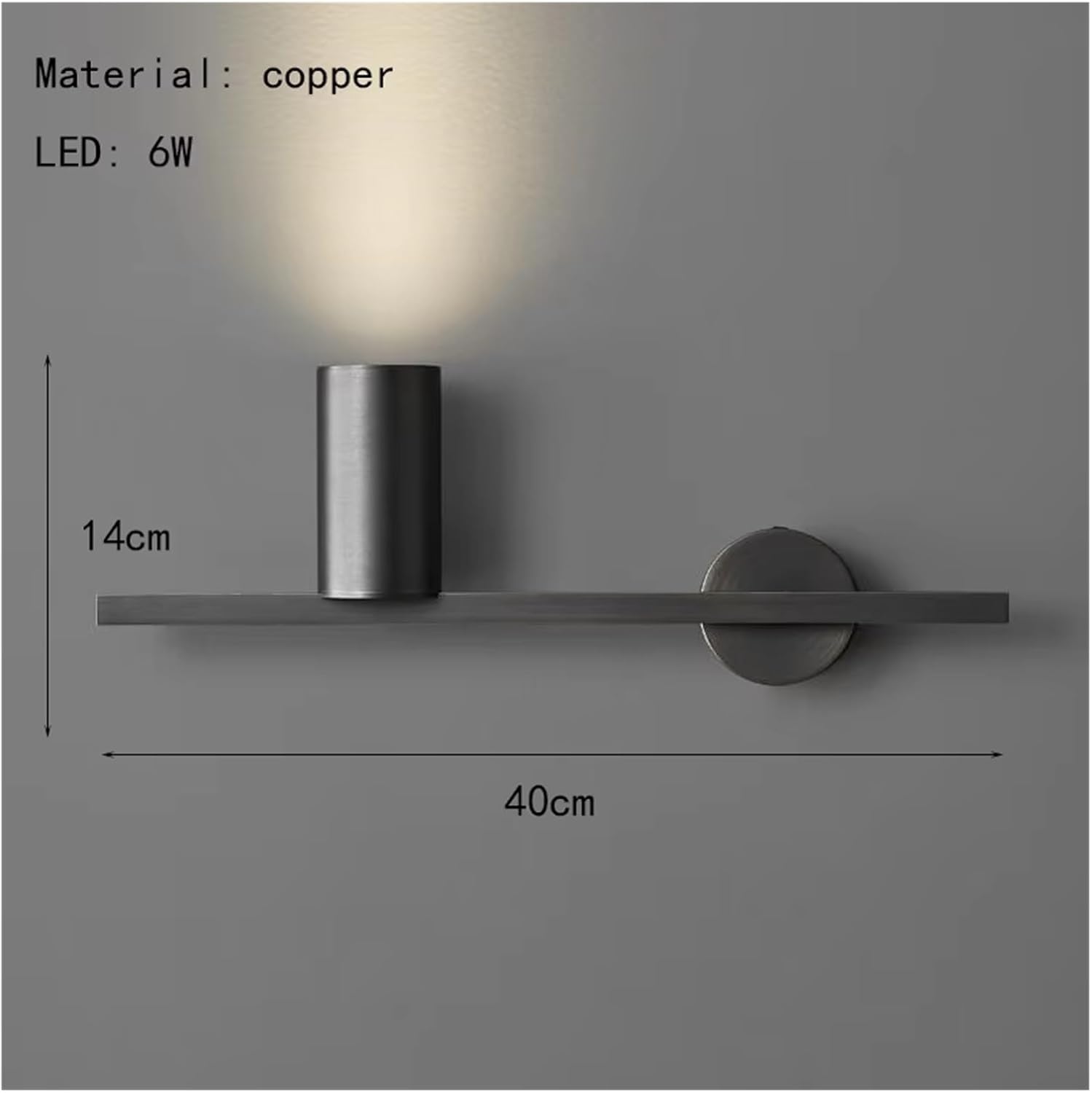 LED Decor Wall Lamp Creative High-end Copper Luxury Home Light Bar Bedroom Foyer Lighting Fixtures,Bathroom