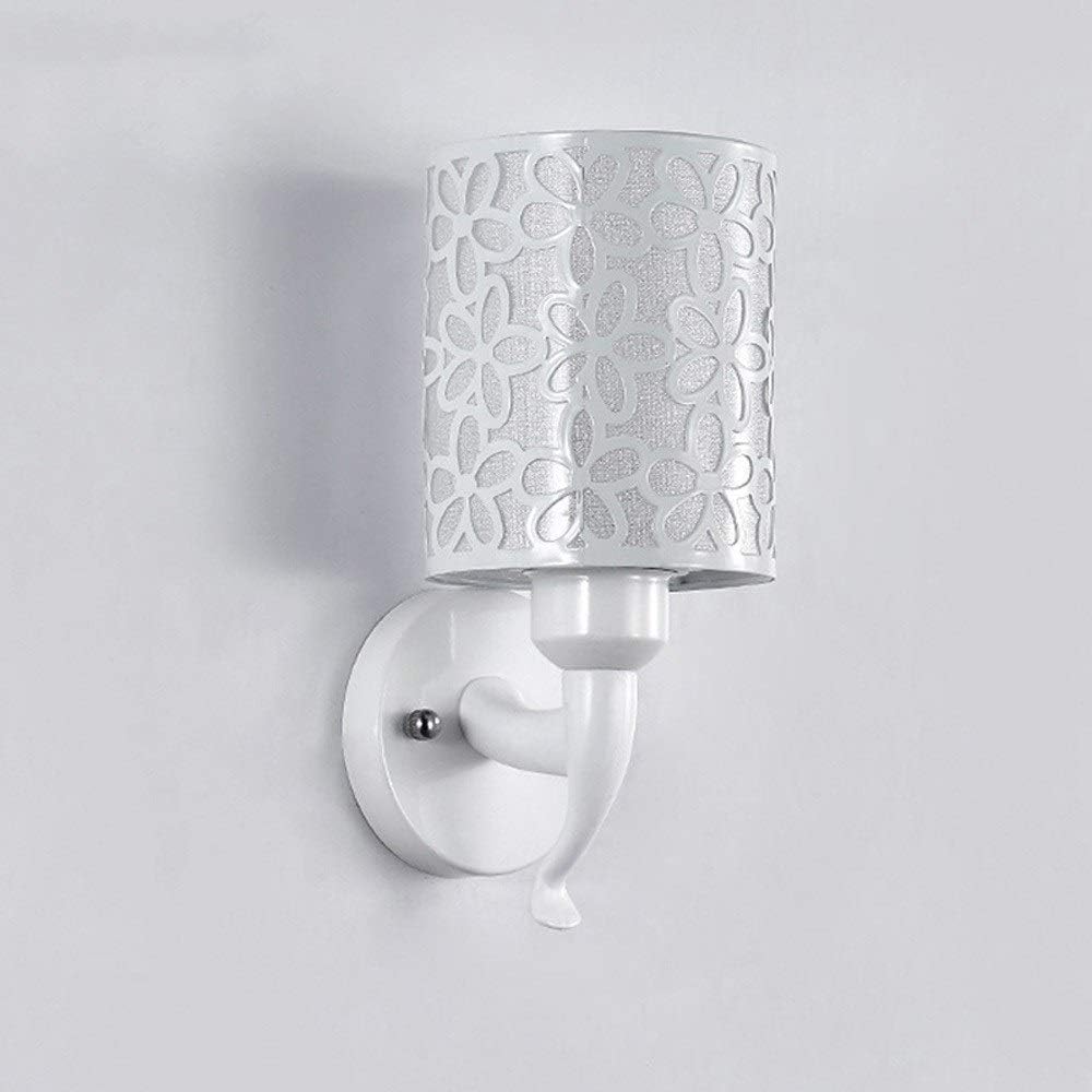 Wall Mounted Light Nordic Modern Wall Light Industrial Wall Lamp Creative Faceted Hollow Applique Wrought Iron Sconce Fixtures Minimalist Frosted Lampshade Wall Lantern For Bathroom Corridor Rea