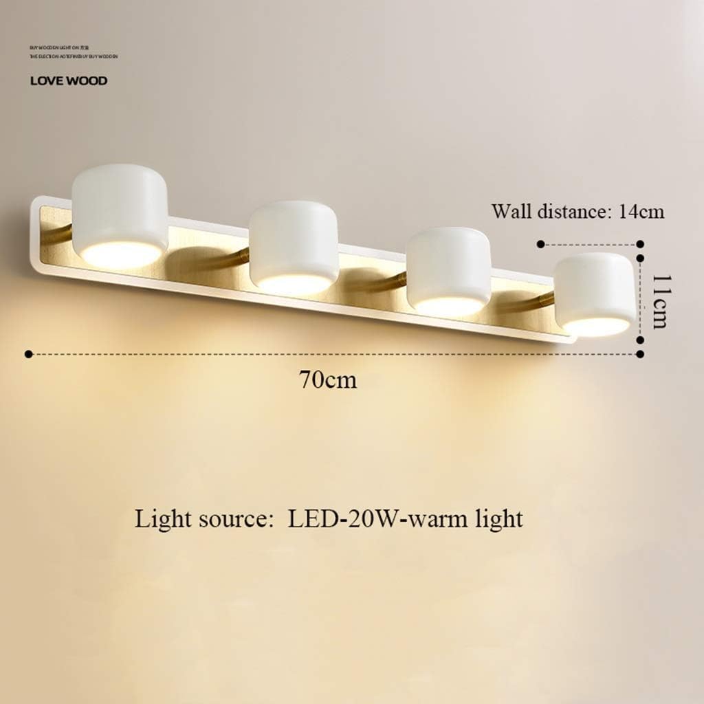 Modern Dining Room Light Fixture Mirror Lamp LED Modern - Mirror Light，Adjustable Angle Wrought Iron Acrylic，Bathroom Dressing Table Wash Basin,Bedroom