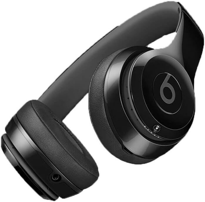 Beats by Dr. Dre Solo 3 On-Ear Headphones with Bluetooth Wireless - Black (Renewed)