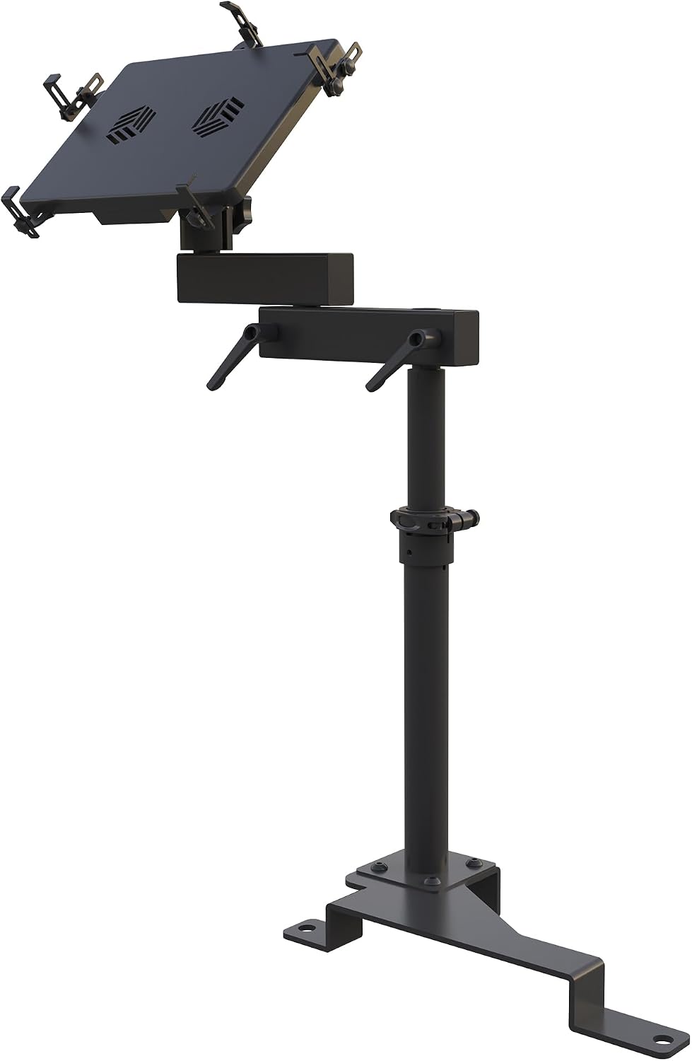 Truck Laptop Mount Fit for Ford F150, F350, F250, F550, No-Drilling Truck Computer Mount Holder for Laptop up to 17'