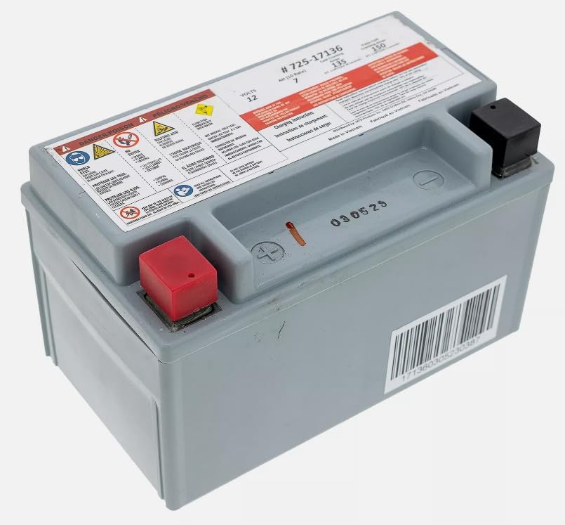 725P17136 Battery AGM 7AHR CC 30 H Hydro Mini Rider, Replacement for CUB CADET OEM