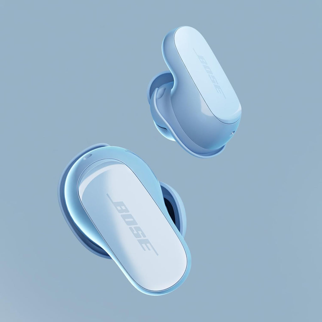 Bose QuietComfort Ultra Wireless Earbuds, Noise Cancelling, Bluetooth Earbuds with Spatial Audio and World-Class Noise Cancellation, Moonstone Blue - Limited Edition Color