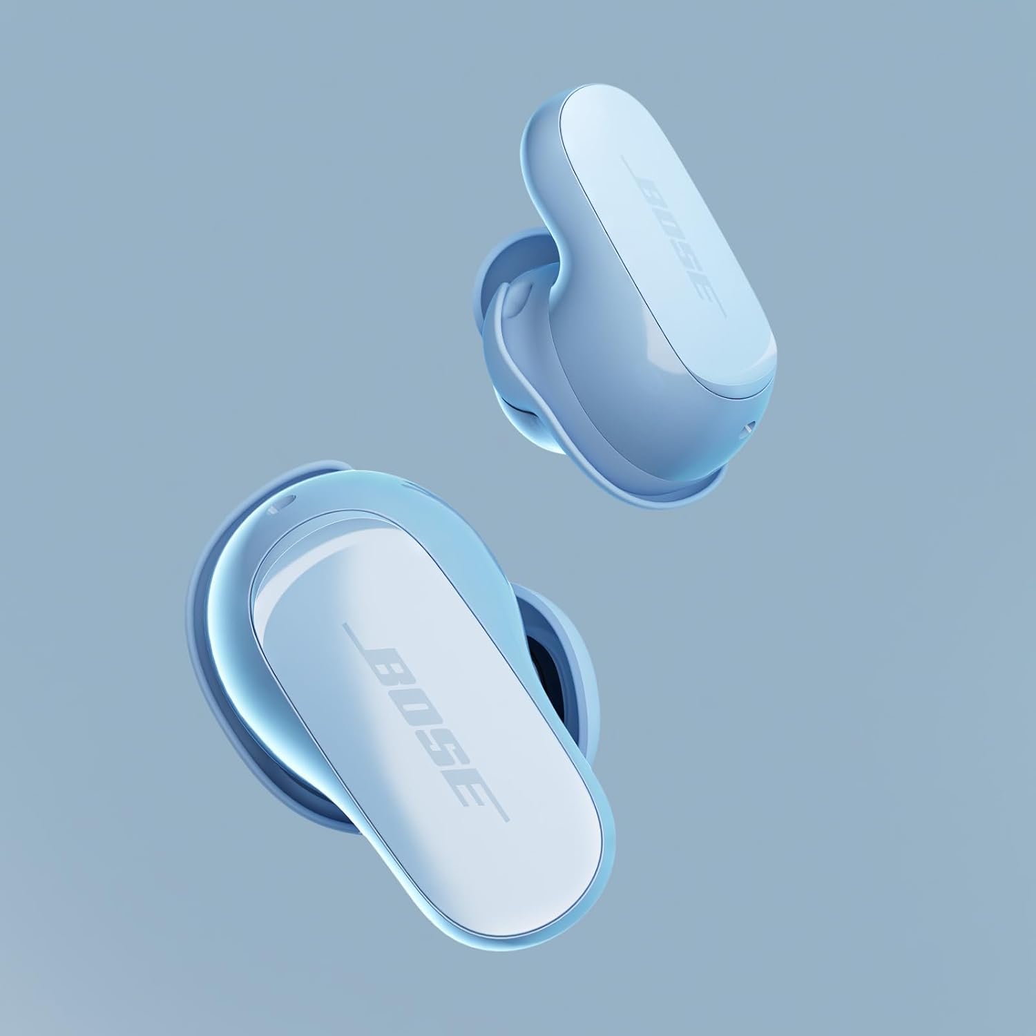 Bose QuietComfort Ultra Wireless Earbuds, Noise Cancelling, Bluetooth Earbuds with Spatial Audio and World-Class Noise Cancellation, Moonstone Blue - Limited Edition Color