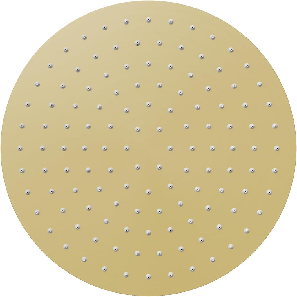 VBFF-Shower Head,rain shower head, 10 inch- Round Shower Head, 1.8 GPM Flow Rate, rainfall showerhead,VBFF12 (Brushed Gold)