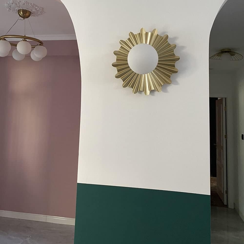 Wall Lamp Wrought Iron Wall Lights Sconce Glass Lampshade Indoor 1-Light Led Night Light Fixture Living Room Bathroom Wall Lantern Children's Bedroom Bedside Lighting