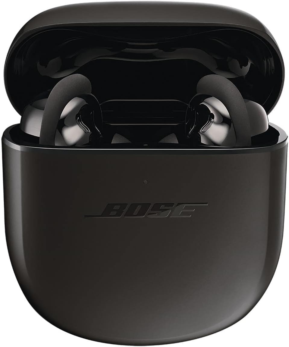 Bose QuietComfort Earbuds II, Wireless, Bluetooth, Proprietary Active Noise Cancelling Technology in-Ear Headphones with Personalized Noise Cancellation & Sound, Triple Black