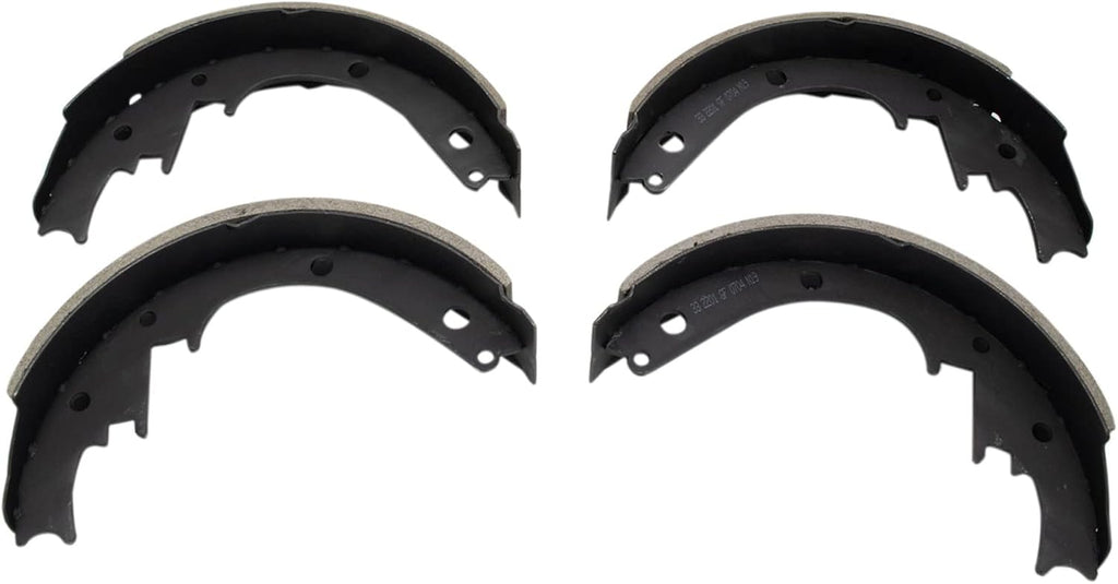 TRQ Brake Pad & Rotor,Shoe & Drum Kit Performance Semi-Metallic Premium G-Coated Front & Rear Compatible with 1995-1999 Chevrolet C1500 1992-1999 C1500 Suburban 1996-2002 Express 1500 GMC Savana 1500