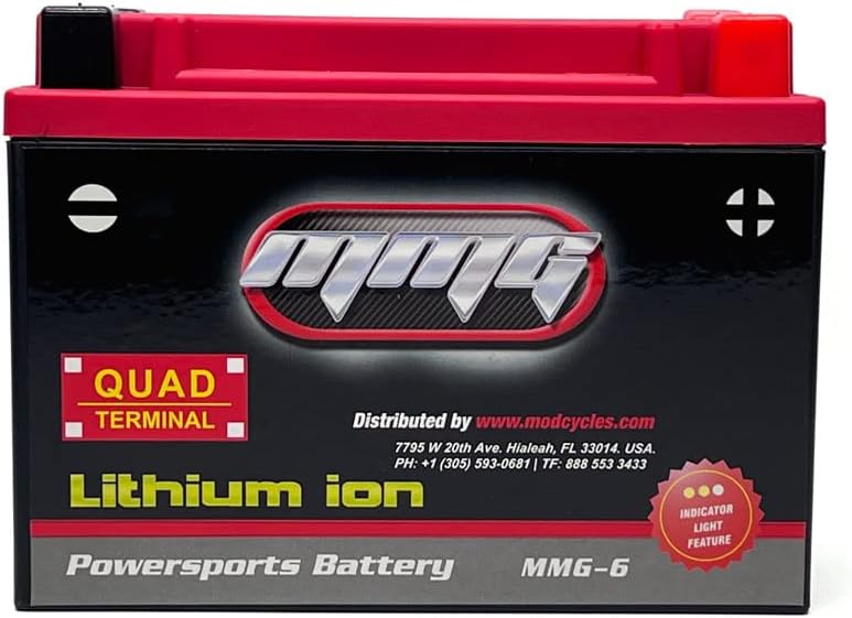 MMG Motorcycle Battery Lithium Ion (YTX20HL-BS-CCA 420)