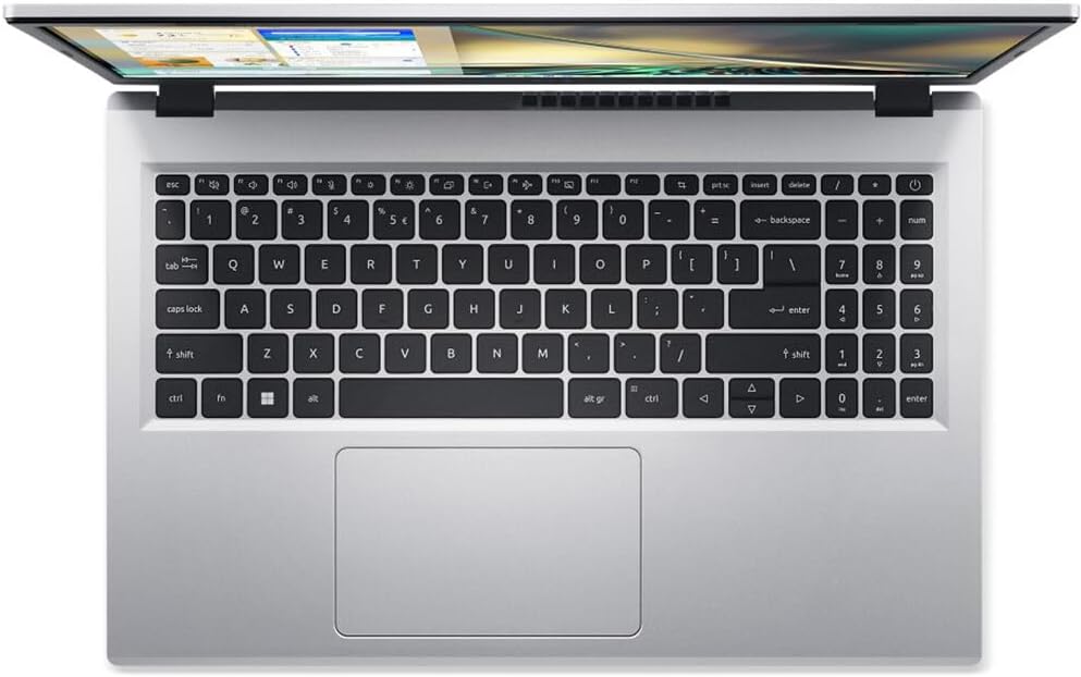 Acer 2025 Laptop | Aspire 3 | 15.6' 1920x1080 Touch IPS | AMD-4 Core Ryzen 5 7520U | 16GB LPDDR5 | 4TB SSD | Windows 10 Pro | Wi-Fi 6E - BT 5.1 - Backlit KB - 720p HD Camera - Pure Silver