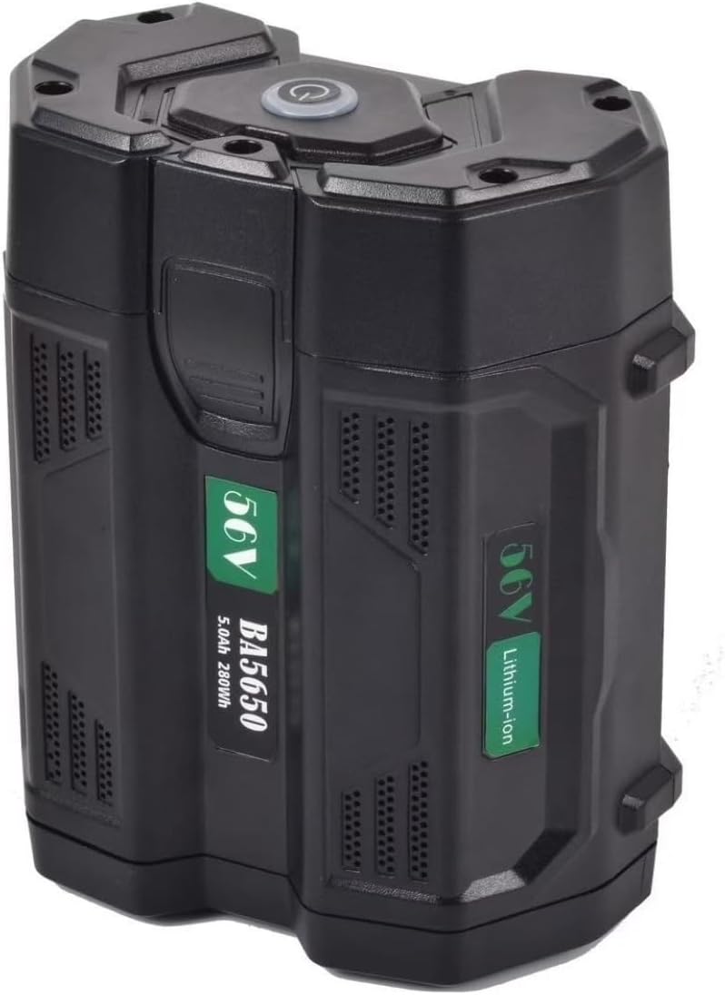 56V 5.0Ah 6000mAh Li-ion Battery, Compatible for EGO Battery BA5650, Power Tools Lawn Mower Leaf Fan Chain Saw Replacement Lithium Battery