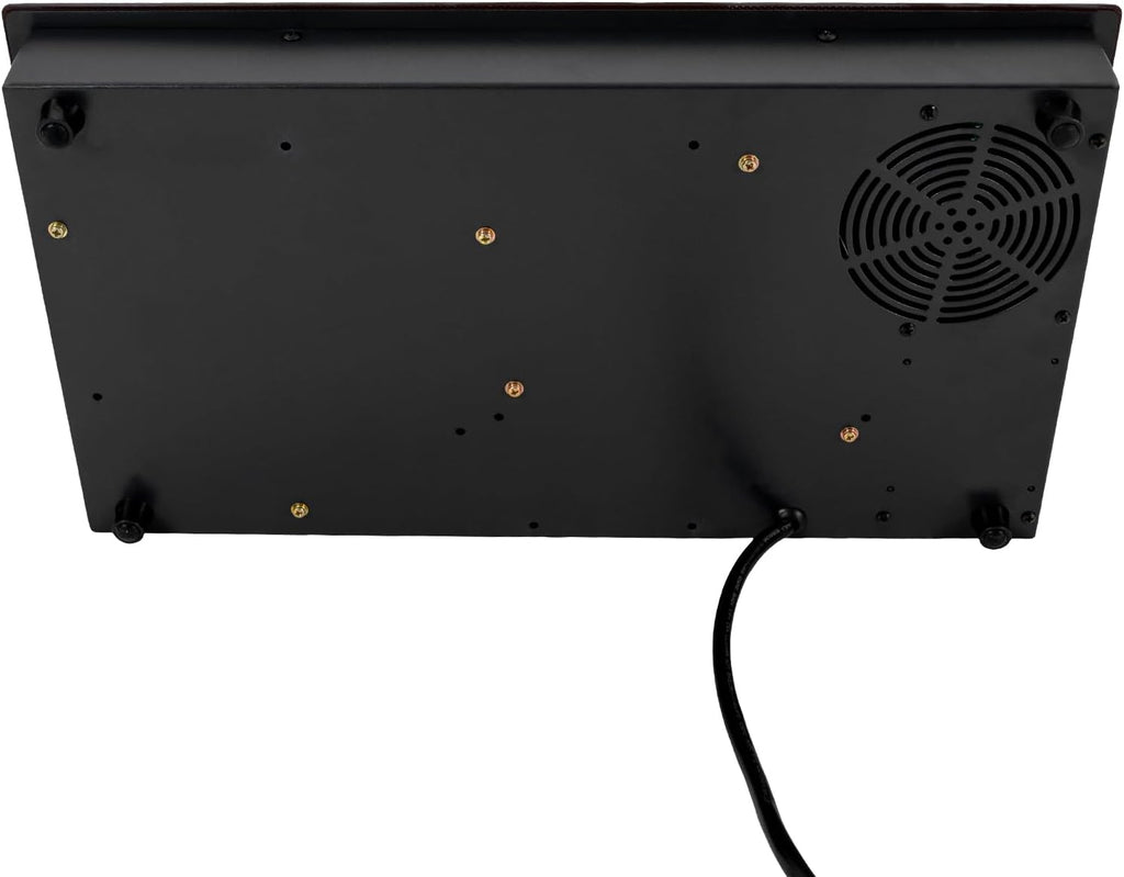 2 Burner Electric Cooktop, 20 Inch Electric Stove Top with Knob Controls, 9 Levels of Heat, Timer Function for Kitchens Apartment, Hotel