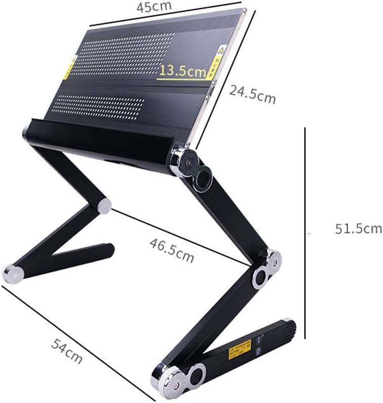 LOVEPET Can Lie Flat On Laptop Table Lying Down Bed fold Lifting Lazy Table Aluminum Alloy Computer Table1