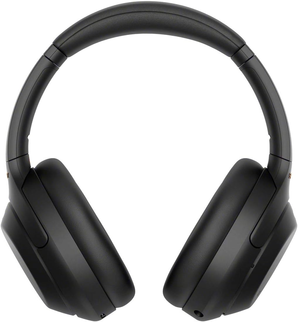 Sony WH1000XM4 Best Premium Wireless Noise Cancelling Headphones - Built-in mic for Calls - Compatible with Alexa - 30hr Battery - Includes Premium Carrying Case, in-Flight Adapter, Aux Cable - Black