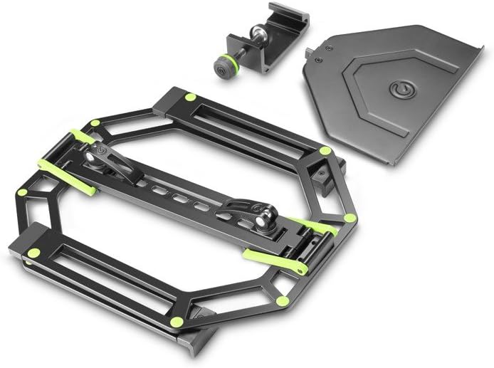 Gravity GLTS01B Adjustable Laptop & Controller Stand, Black