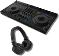 DDJ-GRV6 4-Channel DJ Controller with Groove Circuit and Pioneer HDJ-CUE1 On-Ear DJ Headphones
