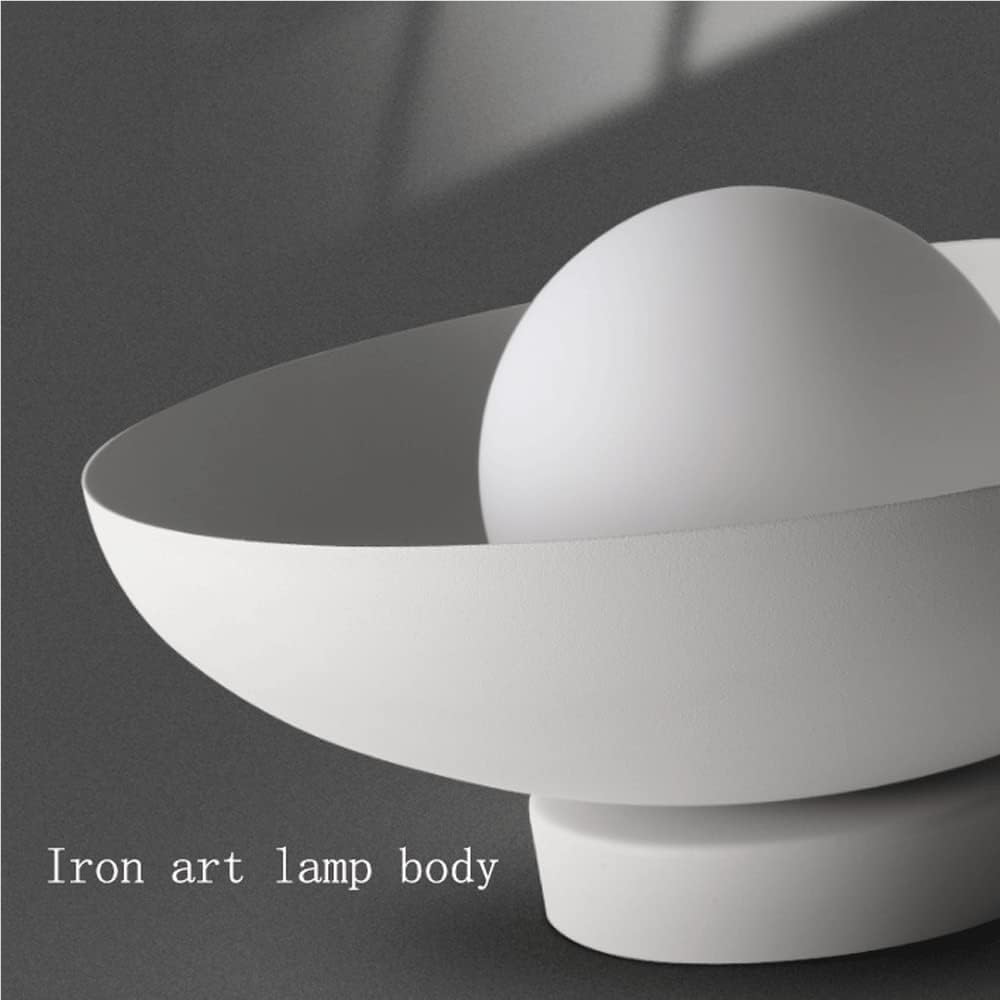 Japanese Style Hanging Lamp G9 Ceiling Light Round Glass Wrought Iron Fixture for Aisle Corridor Kitchen Bedroom Porch Homestay(White)