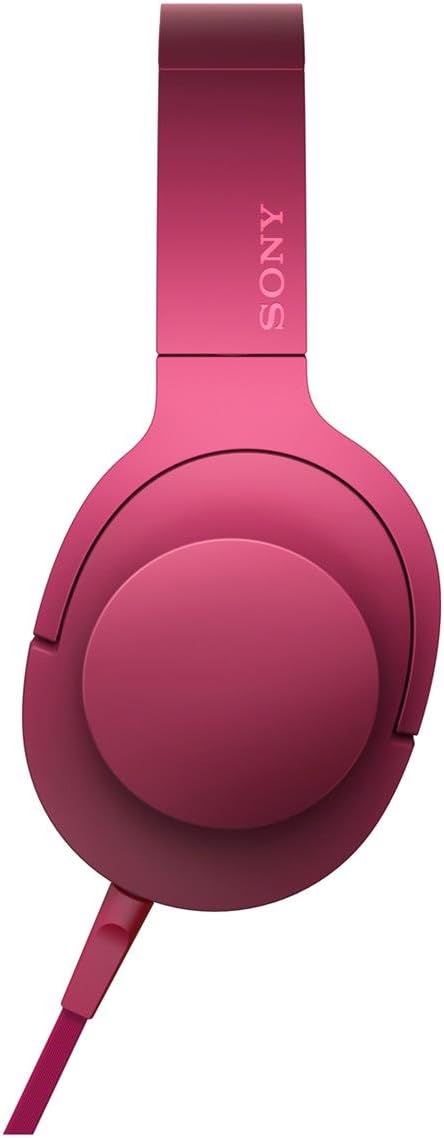 Sony h.ear on Premium Hi-Res Stereo Headphones (wired), Bordeaux Pink